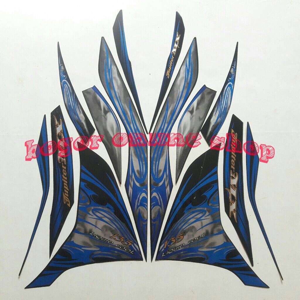 stiker motor jupiter mx old 2011 biru