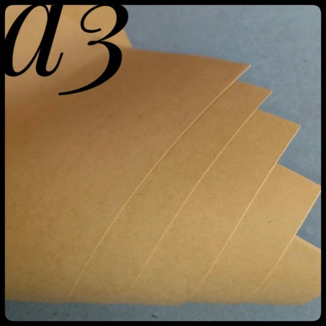 

( 100 Lembar ) Kertas Samson/ Kraft 100 Gsm Parisindo Uk A3 / 29.7 cm X 42 cm