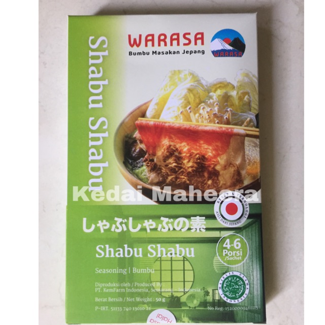 

Bumbu shabu-shabu non MSG halal