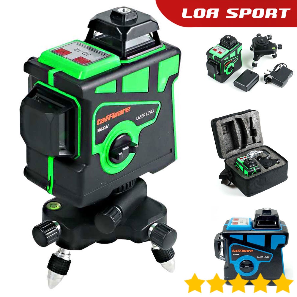 Laser Level 3D 12 Line Pasang Bata Keramik Bangunan Self Leveling