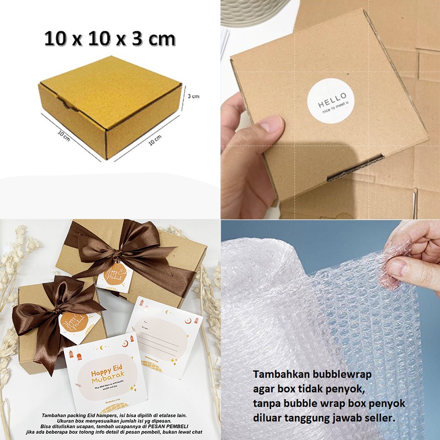 

Tambahan packing box - hampers kado - kado lucu - kado murah - hampers murah - hampers cantik - hampers lebaran - eid hampers