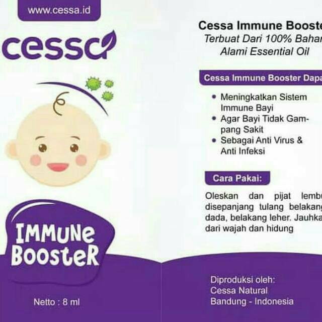 Cessa Baby Cessa Baby (0-2 tahun) Fever Drop ,Natural Essential Oil / Herbal bayi / obat flu bayi / obat batuk Bayi Obat demam Bayi Cessa Baby bayi oil ( 0- 2 tahun ) Fever Drop Cough n Flu ,Lenire,Bugs Away Obat demam bayi cessa bayi obat bayi obat oles