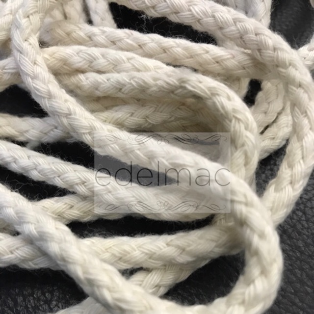 Tali Katun Macrame | Braided Cotton Rope Natural