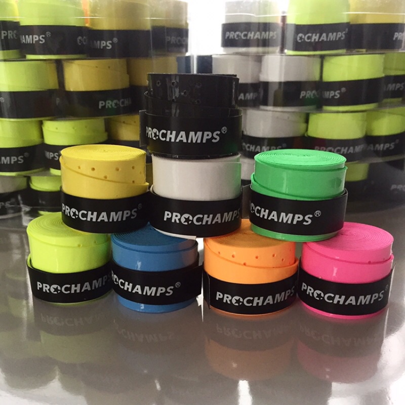 Grip Karet Raket Badminton Prochamps motif bintik