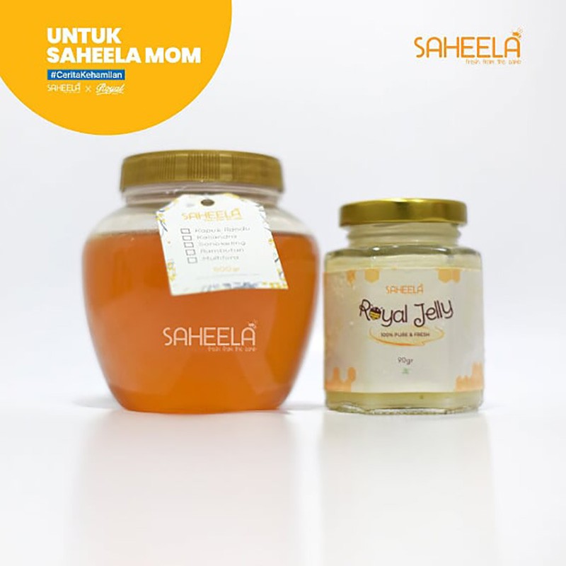 

Saheela Paket Royal Jelly 90 gram dan Madu Murni 500 g Raw Honey Herbal Tokoshobi