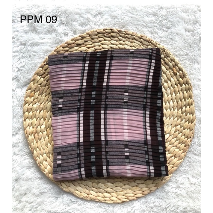 Pashmina Plisket Motif Ceruty Baby Doll - Pashmina Plisket - Pashmina Motif - Plishket Motif - Plisket Pashmina Motif-PPM 09