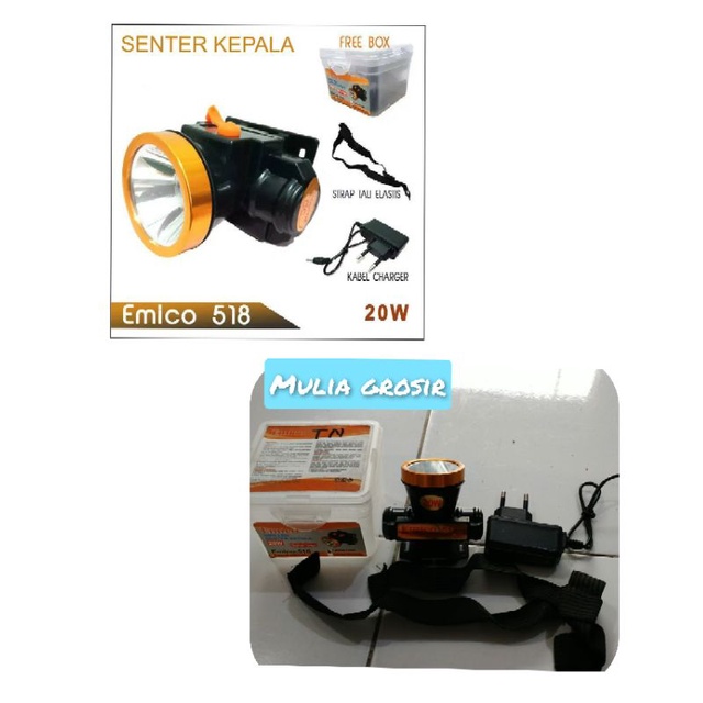 Senter Kepala Emico 20 watt