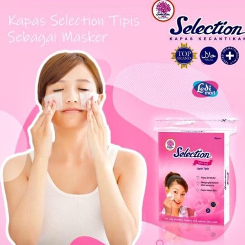 ^ KYRA ^ Selection Kapas Spesial Lapis Tipis Berstekstur dan Bebas Debu alat bantu Hapus Makeup
