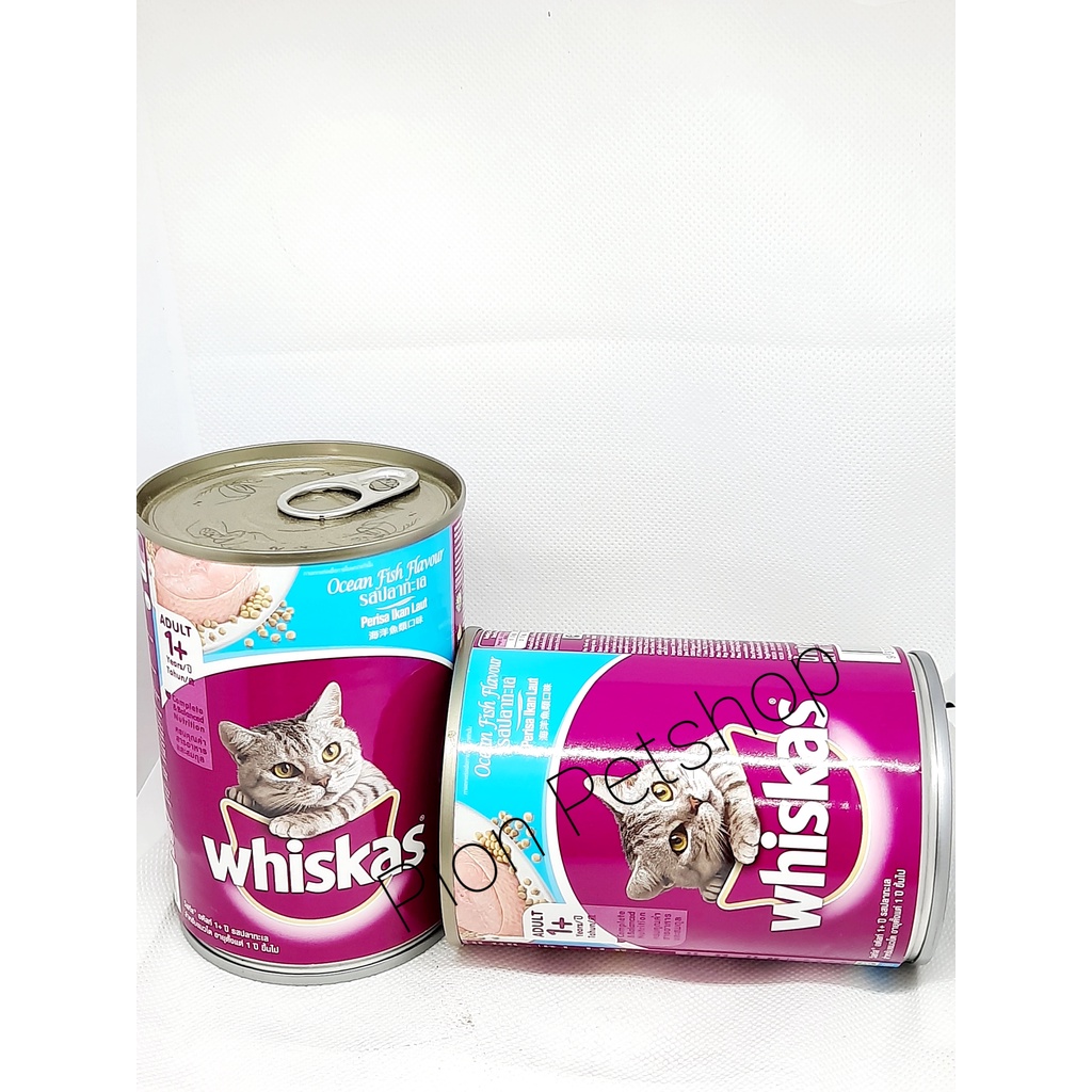 Whiskas Makanan Kaleng 400gr/Makanan Basah untuk Kucing 400gr