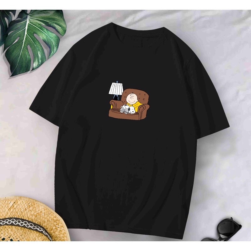 Baju kaos oversize xl tee tshirt cewe wanita dewasa remaja abg motif terbaru-Charlie