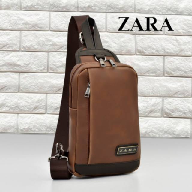 SLING BAG PRIA/ SLING BAG IMPORT ZARA ZR074 Shopee Indonesia