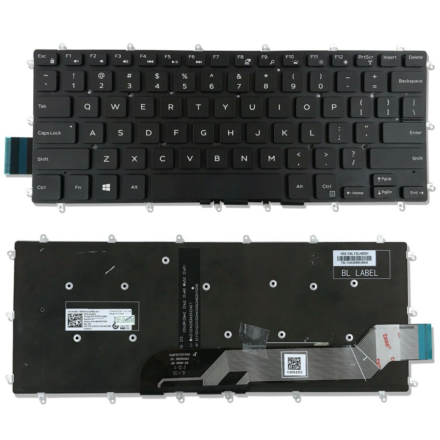 KEYBOARD DELL P75G 14 5468 V5468 5471 NON FRAME