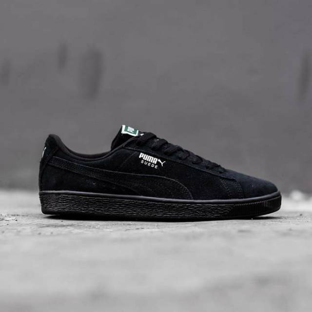 puma suede full black