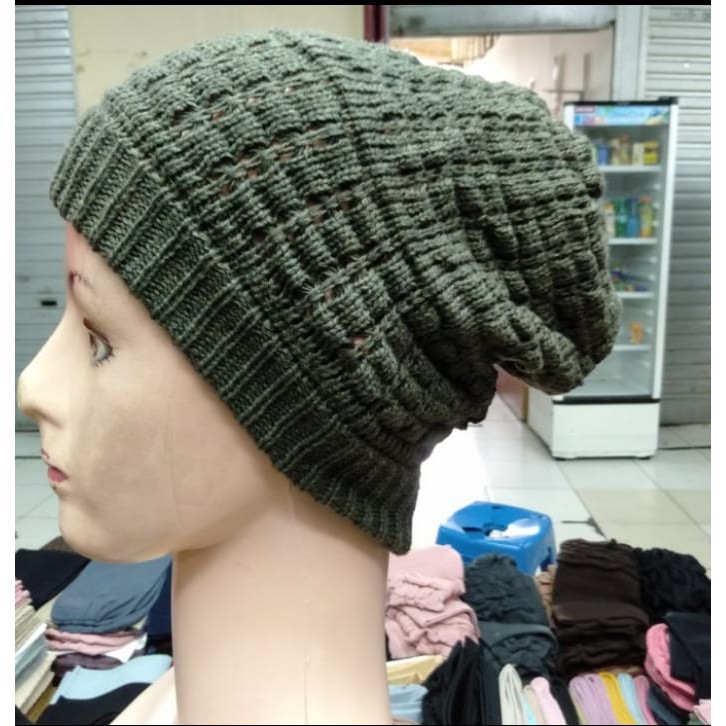 kupluk rajut/kupluk rajut  model beanie hat/kupluk rajut pria wanita/kupluk nene