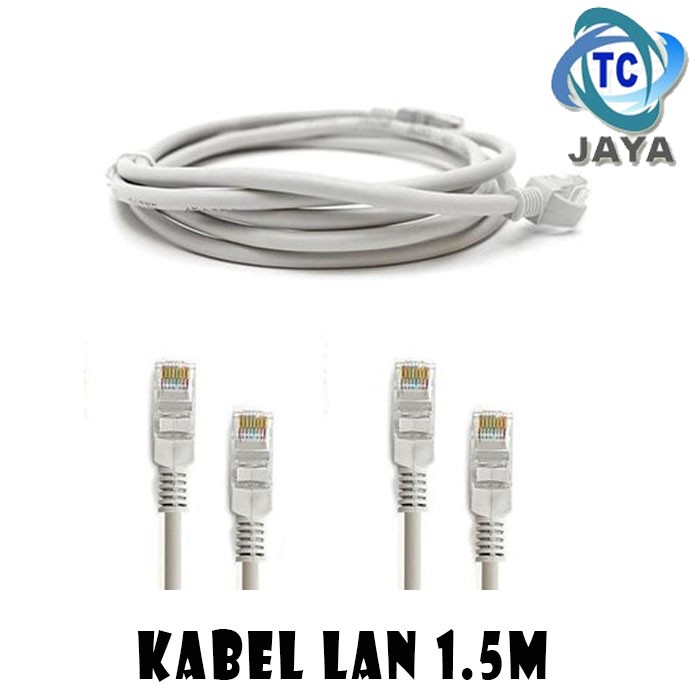 KABEL LAN 1.5M CAT5E / KABEL UTP 1.5 METER