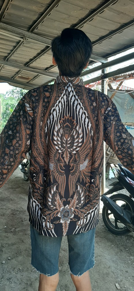 Batik Pria Devandra Size M - Xxl Batik Solo Katun Sragenan Full Furing