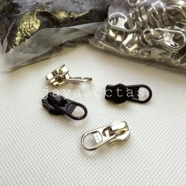 GROSIR jual kepala resleting tas YKK cebol terbalik no. 5 murah