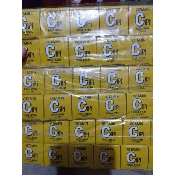 vitamin C ipi rasa jeruk isi 45 Tablet