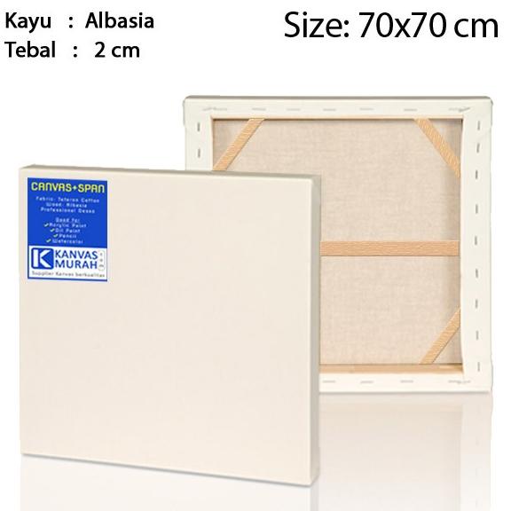 

Kanvas Lukis Spanram 70x70 cm Canvas Frame 70x70 cm