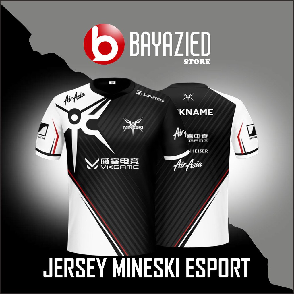 JERSEY MINESKI ESPORT TERBARU GAME DOTA2 FREE NICKNAME