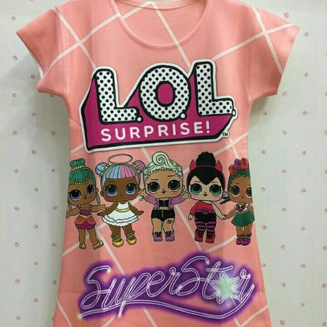 Dress anak scuba lol salem