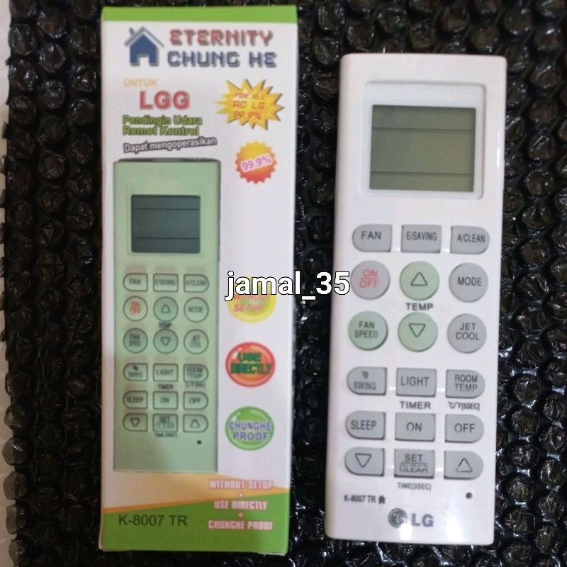 REMOT AC LG MULTI TANPA SETTING/PROGRAM