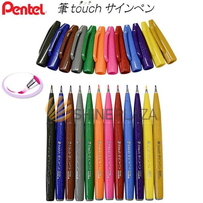 

Np2Code Pentel Touch Brush Sign Pen - Kuas Lettering(promo)R1P8