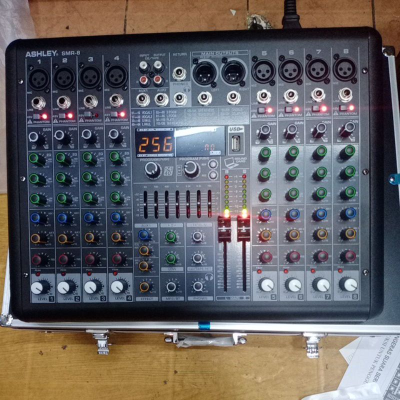 AUDIO Mixer Ashley SMR8 SMR  SMR-8 ( 8 Channel ) free koper original