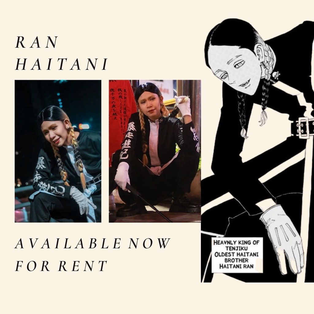 Rental Sewa Kostum Cosplay Rumaharyarentcos Ran Haitani Tokyo Revengers TokRev