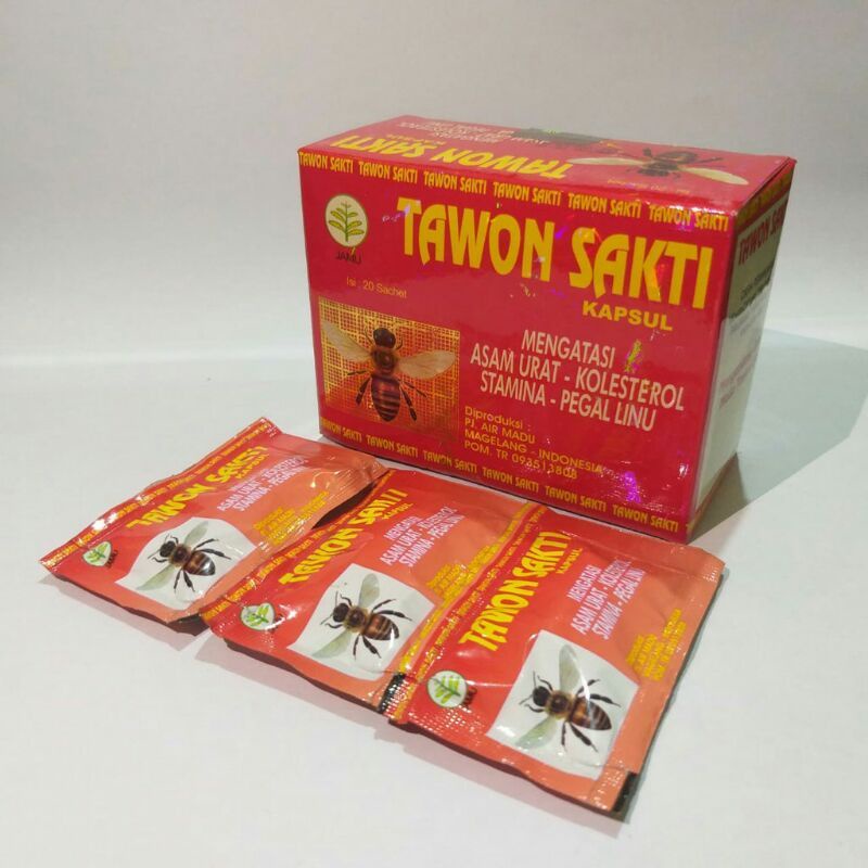 

Tawon Sakti Kapsul Asam Urat/Jamu asam urat/Jamu/Tawon sakti