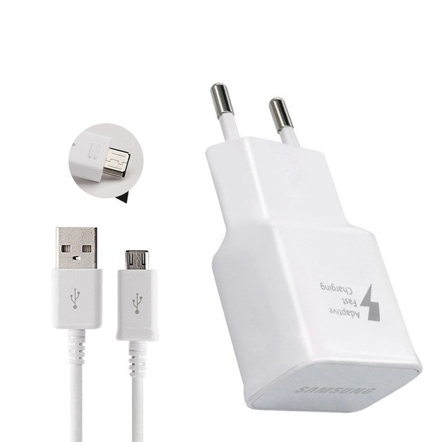 Charger Samsung Micro B Fast Charging - Casan S6 S7 Note 5