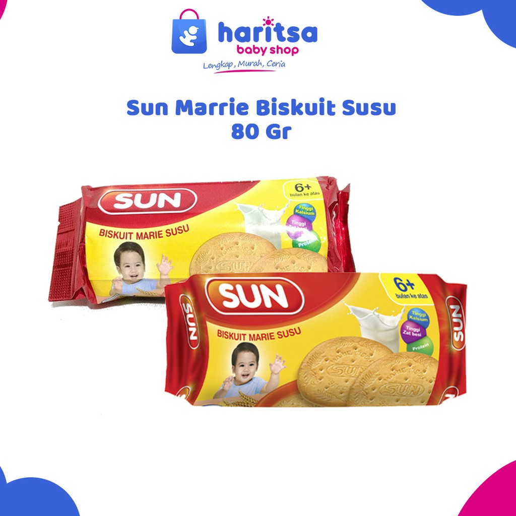 Sun Marrie Biskuit Susu 80 Gr / Biskuit Bayi