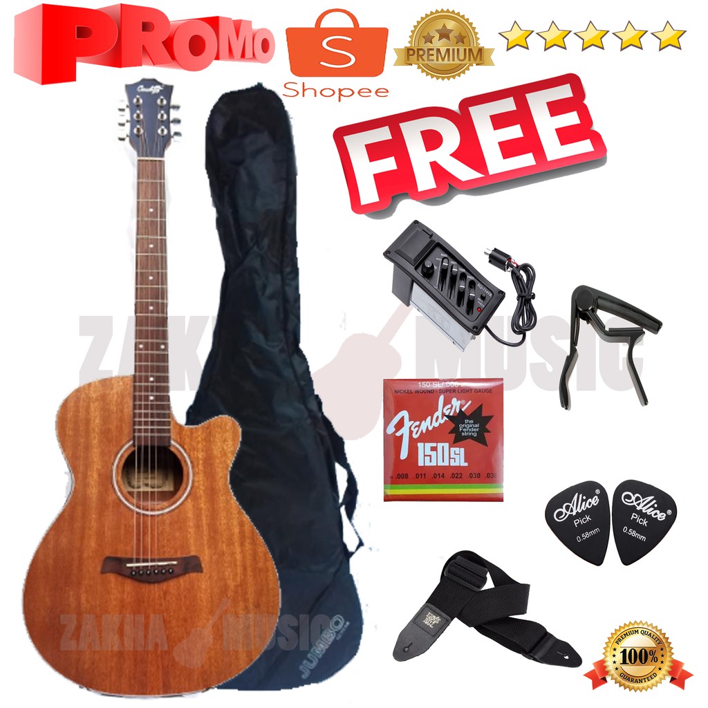 MURAH LEBAY Gitar Cowboy elektrik GWC 235 NS NA ORIGINAL | akustik elektrik GWC-235 NA NS ORIGINAL