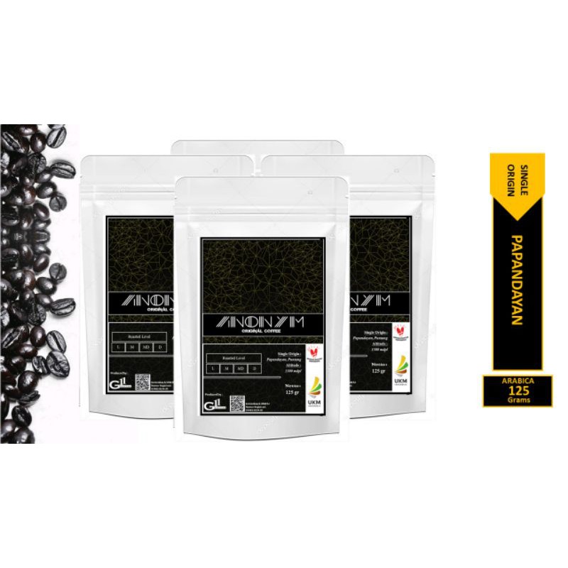 

G11 Papandayan Kopi Arabika Anonym Java Preanger Arabica Coffee 125 gram