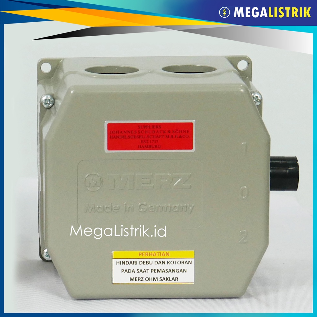MERZ GZ 1-0-2 3P 32A OHM SAKLAR CAM / CHANGEOVER SWITCH / HANDLE GENSET