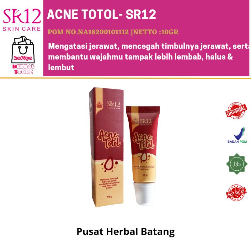 SR12 ACNE TOTOL SR12 / OBAT JERAWAT / OBAT JERAWAT AMPUH / KEMPESKAN JERAWAT AMAN BUMIL &amp; BUSUI