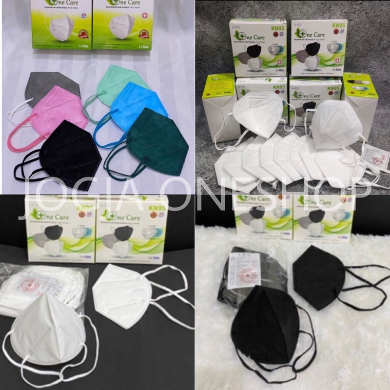 MASKER KN95 ONECARE WARNA 5PLY - KN95 WARNA WARNI - KN95 MURAH - KN95 HIJAB HEADLOOP CANTOL EARLOOP
