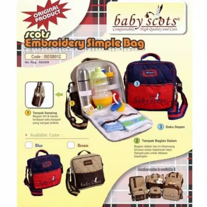 BABY SCOTS Tas perlengkapan bayi code ISESB012