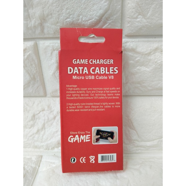 Kabel data Cable data USB Gaming L Shape Type C / Micro / Iphone