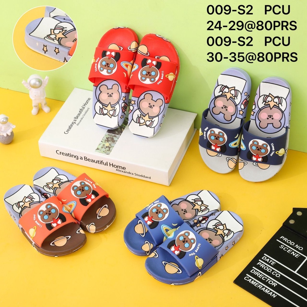 Sandal Slop Anak BT21 BTS balance 009-s2 24-35/ sandal anak slop import /sadal bt21 bts