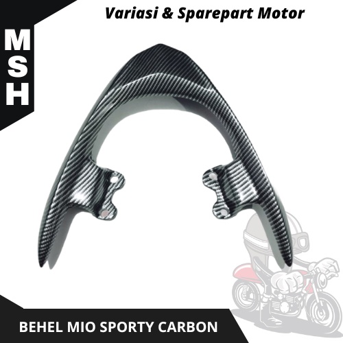 Behel Mio Sporty Carbon Hydrograpic WTP Begel Mio Sporty High Quality PNP Yamaha Mio Sporty MSH Vari