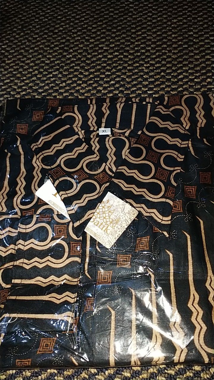 Couple Batik Ayah Anak Motif Merak Size Terlengkap 1-10tahun