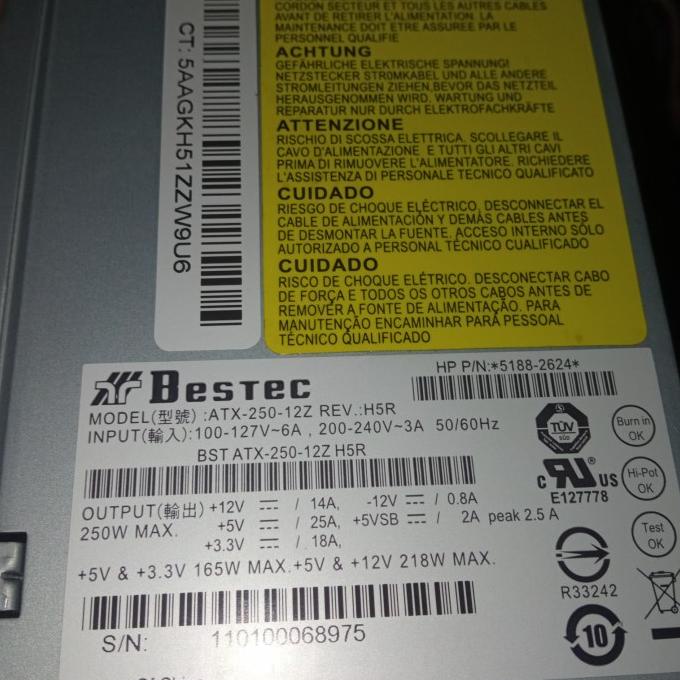 PROMO psu 250 watt build up