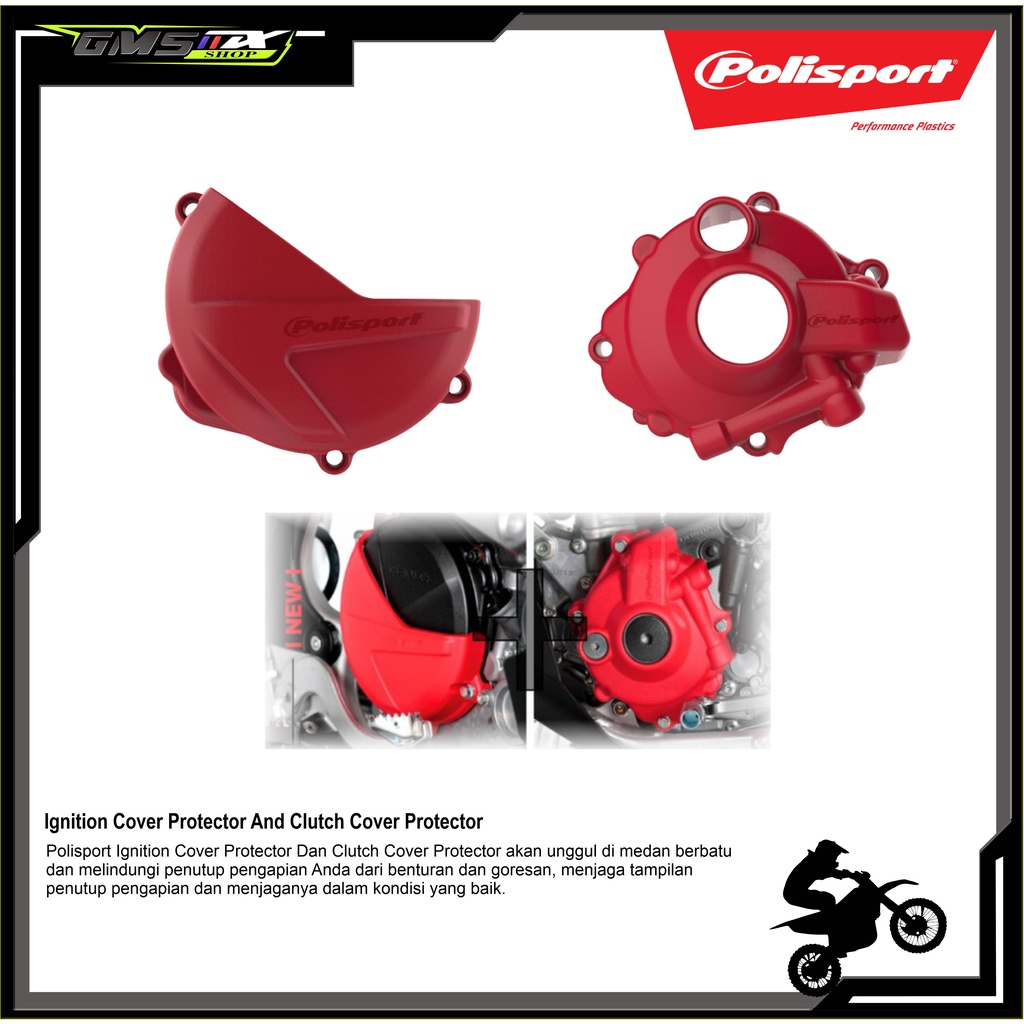ENGINE PROTECTOR HONDA CRF 250 POLISPORT - COVER MESIN CRF 250