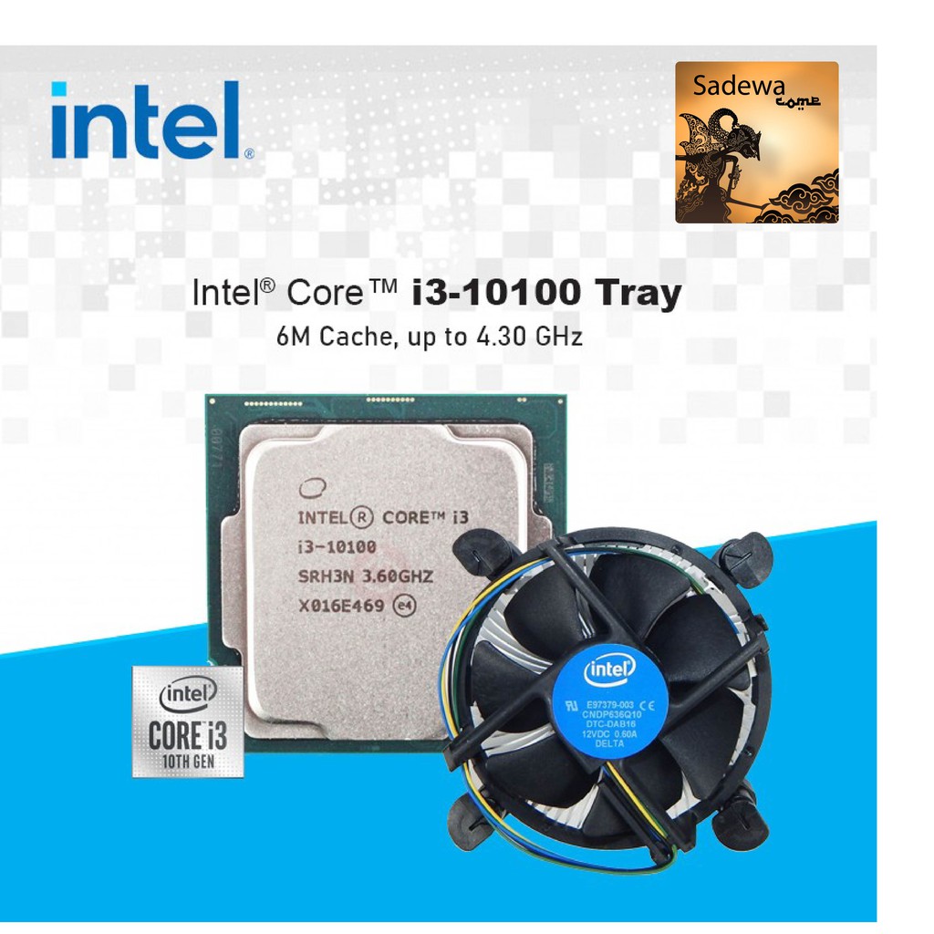 Processor Intel Core i3 10100 LGA 1200 - TRAY