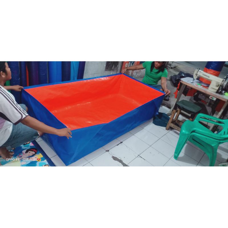 TERPAL KOLAM IKAN TYPE A12 KOREA ORGINAL UKRAN 200X80X60