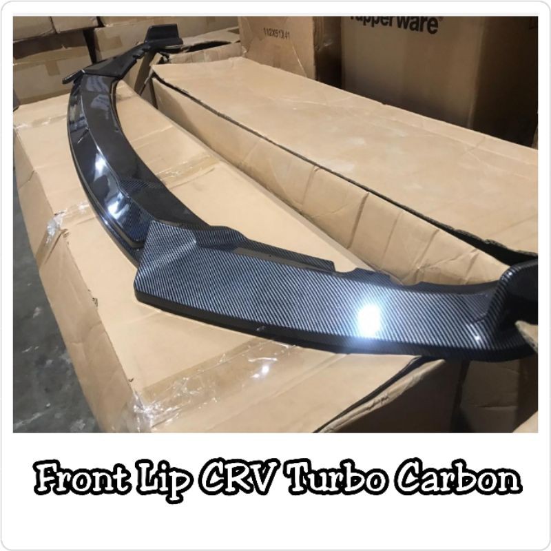 List Bumper Front Lip CRV Turbo 2017-ON Warna Carbon