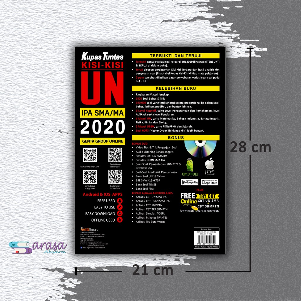 BUKU PELAJARAN SMA BUKU USBN SMA IPA KUPAS TUNTAS KISI-KISI 2020 PLUS USBN-1