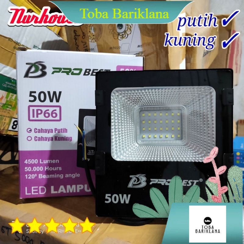 lampu sorot 50 watt led flood light outdoor IP66 lampu tembak Murah