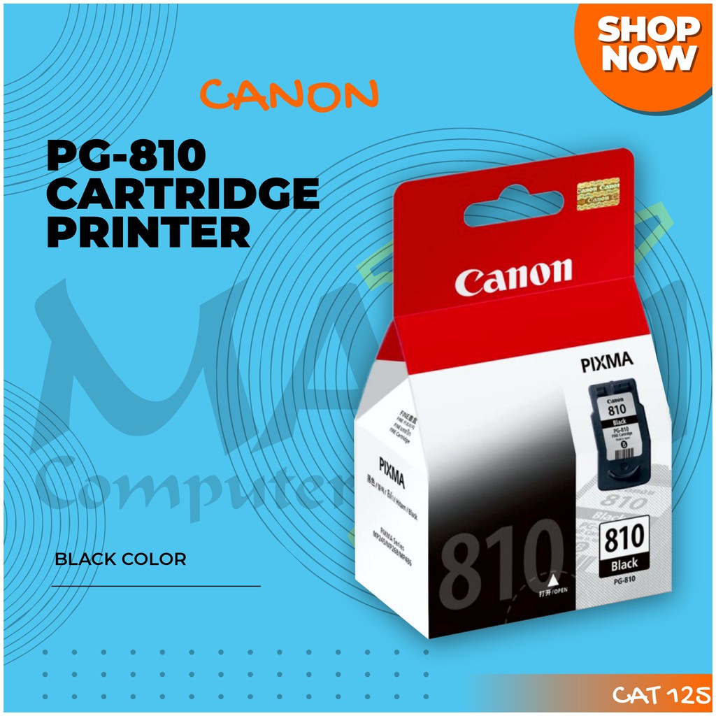 Jual Canon Pixma PG810 Black Support MP258 MP268 MX328 Cartridge Warna